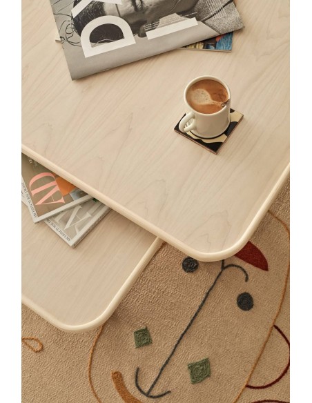 Teulat Nest 80 mesa nido de centro, freno natural Teulat Nest 80 mesa nido de centro, freno natural