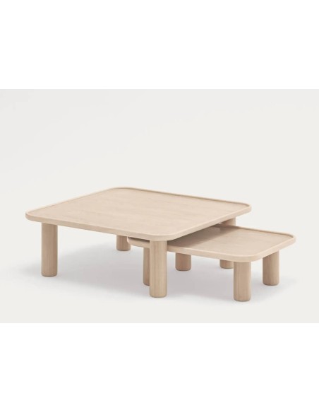 Teulat Nest 80 mesa nido de centro, freno natural Teulat Nest 80 mesa nido de centro, freno natural