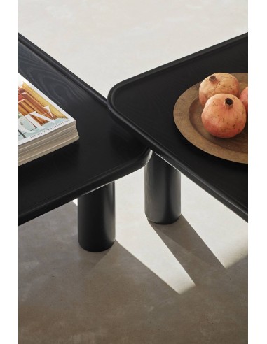 Teulat Nest 80 mesa de Centro ninho, cinza preto