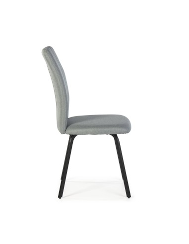 SILLA PRETTY  tejido, metal negro.