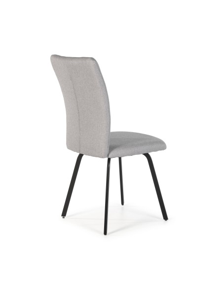 SILLA PRETTY  tejido, metal negro.