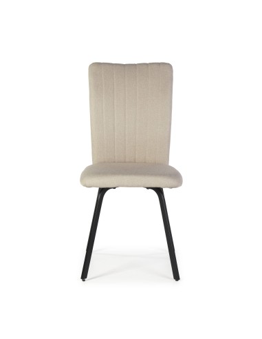 SILLA PRETTY  tejido, metal negro.