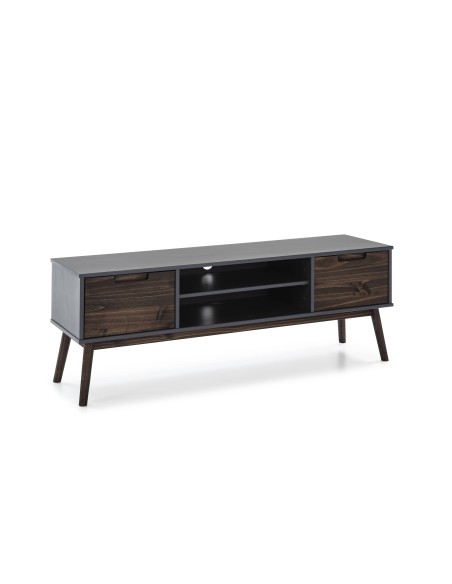 MUEBLE TV NUSSA  GRIS ANT/CERA OSC. MUEBLE TV NUSSA  GRIS ANT/CERA OSC.