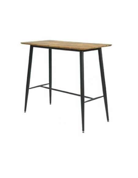 Mesa INTRA, alta, metal, tapa  vintage, 120 x 60 cms. Mesa INTRA, alta, metal, tapa  vintage, 120 x 60 cms.