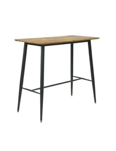 Mesa INTRA, alta, metal, tampo vintage, 120 x 60 cm.
