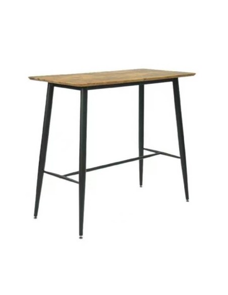 Mesa INTRA, alta, metal, tampo vintage, 120 x 60 cm. Mesa INTRA, alta, metal, tampo vintage, 120 x 60 cm.