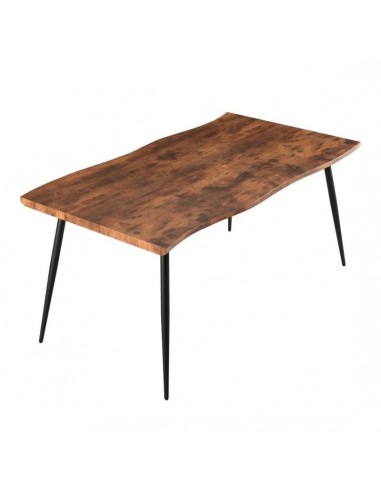 Mesa LAGA, metal, DM com acabamento vintage, 160 x 90 cm.