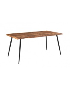 Mesa LAGA, metal, DM com acabamento vintage, 160 x 90 cm.
