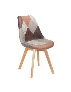 Silla ACANTHA, PATCHWORK, madera.