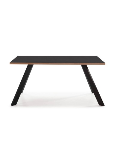 MESA DE JANTAR UOMO 160X90 MELAMINA/CANTO NOGUEIRA.