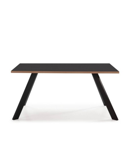 MESA DE JANTAR UOMO 160X90 MELAMINA/CANTO NOGUEIRA.