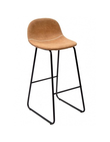 bancoS SSOM DESIGN VINTAGE,METAL/ SEMI-COURO.