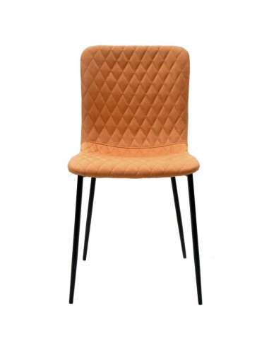 Silla  PITTI, metal negro, tejido técnico.