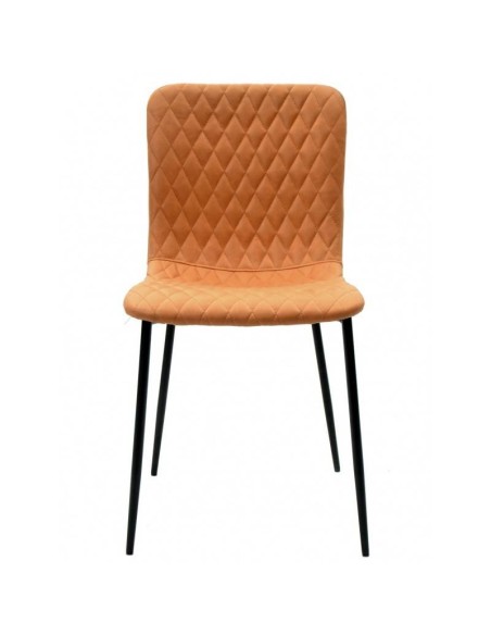 Silla  PITTI, metal negro, tejido técnico.