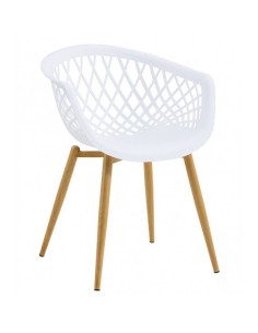 Sillón TRAUSS, metal, polipropileno.