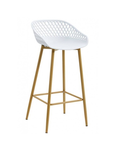 Taburete  TRAUSS, metal, polipropileno.