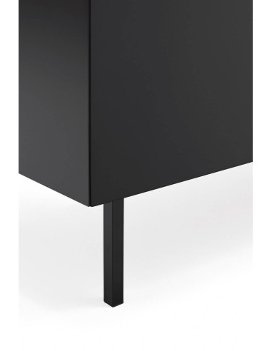 Teulat Mueble de TV Arista 180x40, roble, lacado negro.