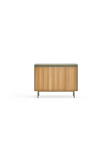 TEULAT APARADOR ARISTA 110x40, cajones Interiores lacado en verde claro.