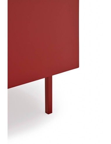 TEULAT APARADOR ARISTA 165x40, minimalista, gavetas lacadas em Bordeaux.