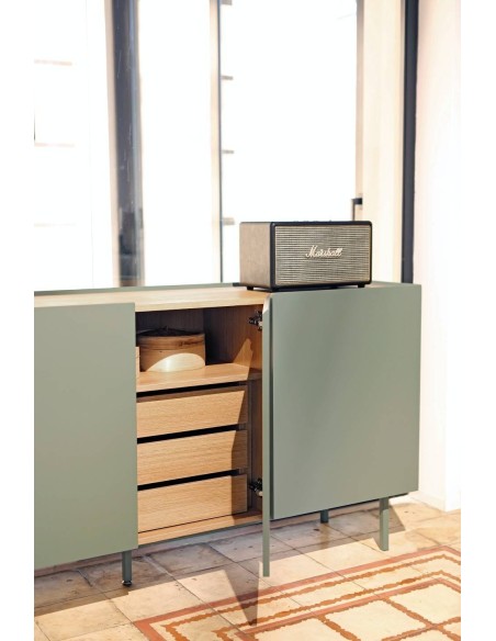 TEULAT APARADOR ARISTA 165x40, minimalista, cajones