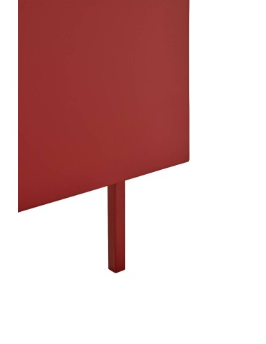 TEULAT MÓVEL AUXILIAR ARISTA, GARRAFEIRA INTERIOR LACADA EM COR BORDEAUX.