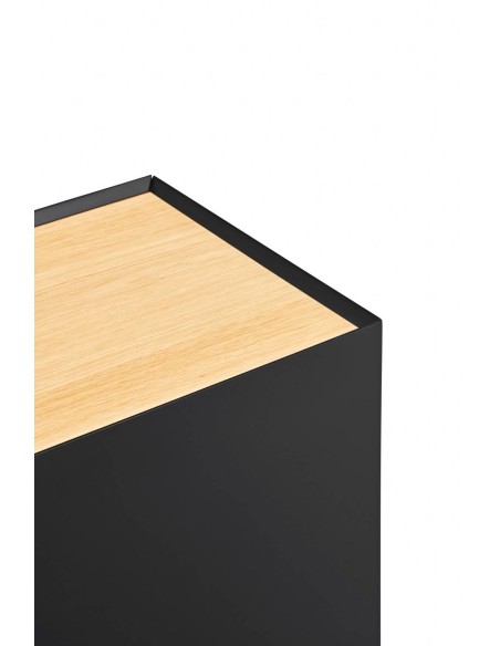 TEULAT MUEBLE AUXILIAR ARISTA, BOTELLERO NEGRO.