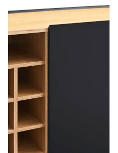 TEULAT MUEBLE AUXILIAR ARISTA, BOTELLERO NEGRO. 2