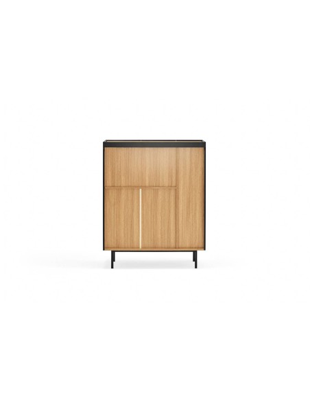 TEULAT MÓVEL AUXILIAR ARISTA, GARRAFEIRA PRETA.