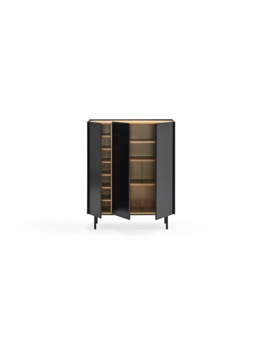 TEULAT MUEBLE AUXILIAR ARISTA, BOTELLERO NEGRO.