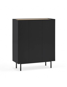 TEULAT MUEBLE AUXILIAR ARISTA, BOTELLERO NEGRO.