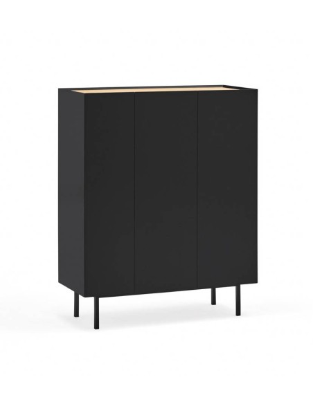 TEULAT MUEBLE AUXILIAR ARISTA, BOTELLERO NEGRO.