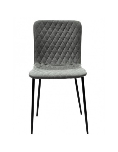 Cadeira PITTI, metal preto, Tecido técnico.