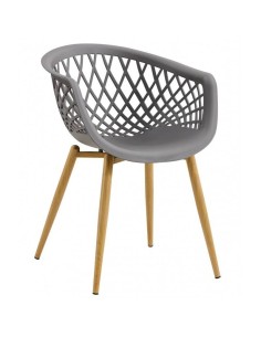 Sillón TRAUSS, metal, polipropileno.