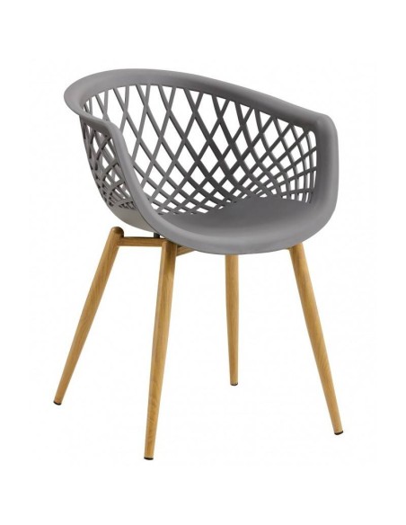 Sillón TRAUSS, metal, polipropileno.