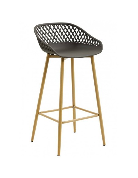 Taburete  TRAUSS, metal, polipropileno.