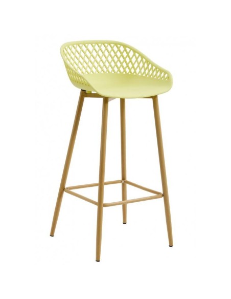 Taburete  TRAUSS, metal, polipropileno.