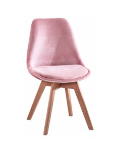 Cadeira de jantar Nordico Acantha VELVET, madeira, carcaça e almofada velvet.