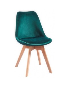 Cadeira de jantar Nordico Acantha VELVET, madeira, carcaça e almofada velvet.