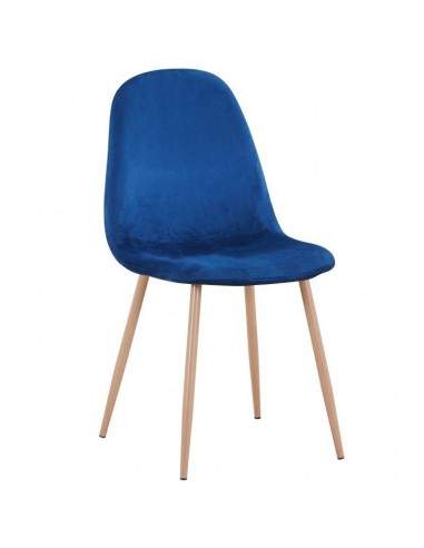 Silla de diseño Xana, metal, terciopelo