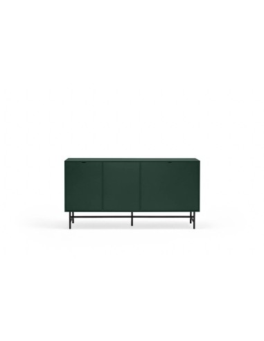 TEULAT APARADOR ponto 150X47, DM lacado verde e metal preto