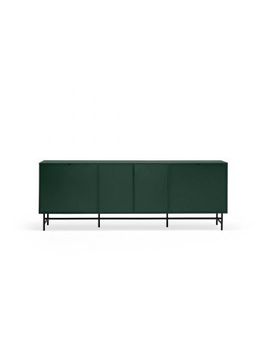TEULAT APARADOR ponto 210X47, DM lacado verde e metal preto
