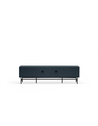 TEULAT MUEBLE TV PUNTO 180x40, DM lacado azul y metal negro