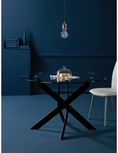 Mesa de Jantar Redonda Thur 120 Design, tampo...