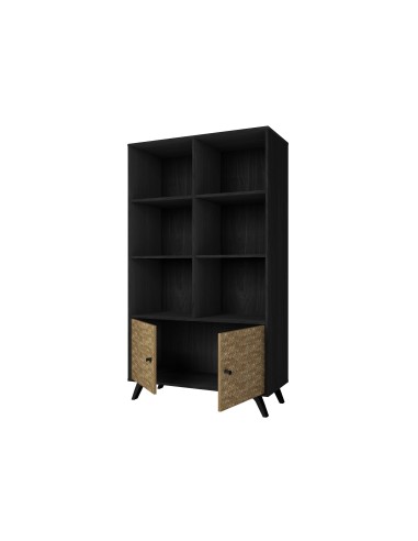 MODERN SHELF HANOI 92x160, BLACK BOCAMINA e...
