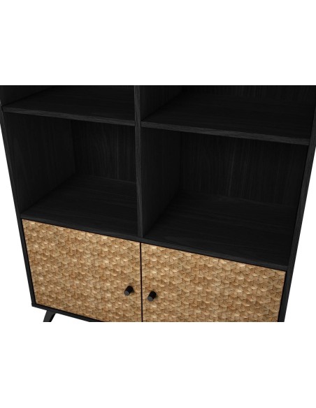 MODERN SHELF HANOI 92x160, BLACK BOCAMINA e SERIGRAFIA