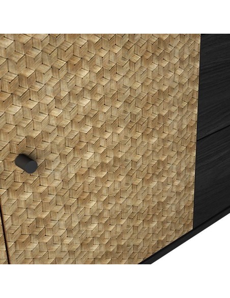 MODERN HANOI HANDCRAFT 92x42, BLACK BOCAMINA e SCREEN PRINTING