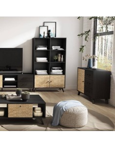 MODERN HANOI HANDCRAFT 92x42, BLACK BOCAMINA e SCREEN... 2