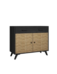 HANOI 92x40 HANOI HARDWARE moderno, BOCAMINA preta e...