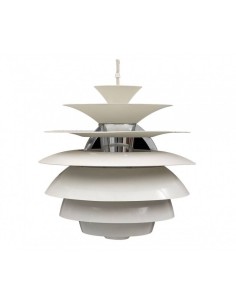 Luminária suspensa Nigcy 40, alumínio branco. 2