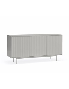 Teulat APARADOR SIERRA 160x47, minimalista, MDF lacado gris